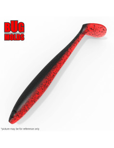 Fishing soft bait mold BullTeez 4,7 inch model ID V1205 from Bugmolds