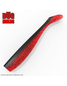 Fishing soft bait mold BakureeShad 4,3 inch model ID V1311 from Bugmolds