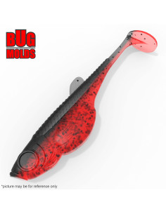 Fishing soft bait mold EmbrionShad 3,5 inch model ID V1315 from Bugmolds