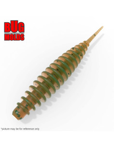 Fishing soft bait mold Tanta 2,55 inch model ID W1012 from Bugmolds