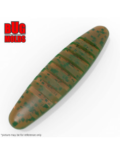 Fishing soft bait mold Leaf 0,8 inch model ID W1016 from Bugmolds