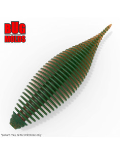 Fishing soft bait mold BellowsShad 5,8 inch model ID W1021 from Bugmolds