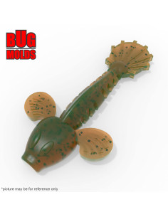 Fishing soft bait mold Goby 1 inch model ID W1026 from Bugmolds