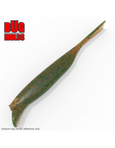 Fishing soft bait mold Driftfry 4 inch model ID W1027 from Bugmolds