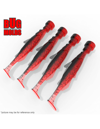 Fishing Soft Bait Multi-cavity Aluminum mold...