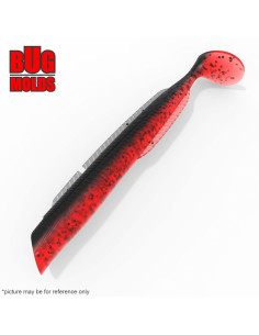 Fishing soft bait mold SandyAndy 4 inch model ID V1336 from Bugmolds
