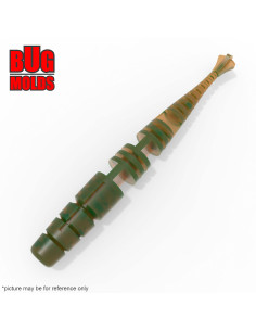 Fishing soft bait mold Darts 1,5 inch model ID W1031 from Bugmolds