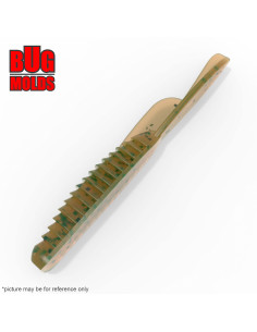 Fishing soft bait mold HalfShell 2,5 inch model ID W1033 from Bugmolds