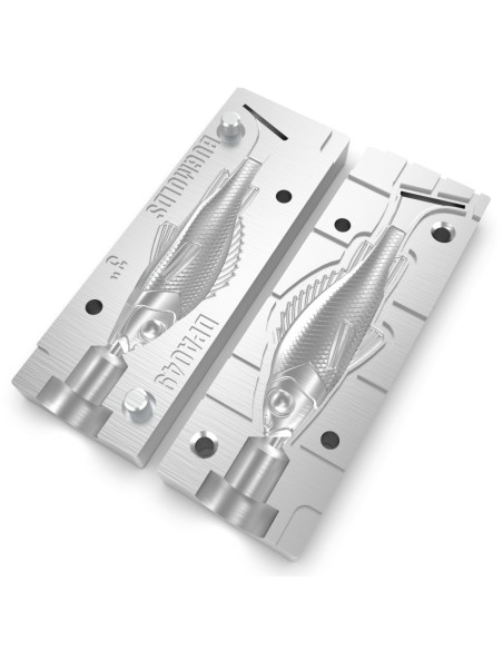 Fishing soft bait mold Y-Ruff 3 inch model ID DPA049 from Bugmolds