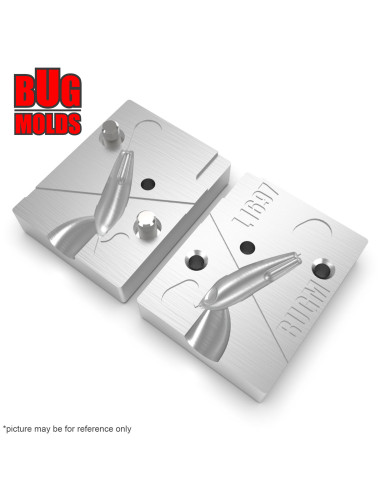 Aluminum CNC Mold Ice Jig Small Balanced Skewer 10g 1-cav: 10g ID L1697