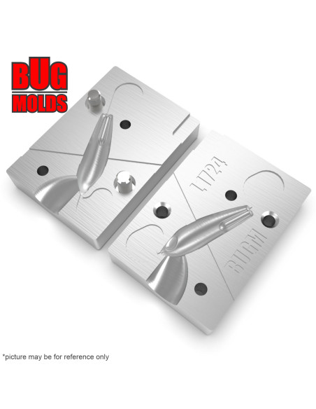 Aluminum CNC Mold Ice Jig Small Balanced Skewer 15g 1-cav: 15g ID L1724