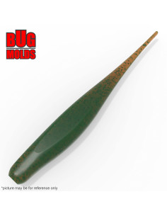 Fishing soft bait mold Sniper 6 inch model ID W1044 from Bugmolds