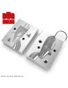 Aluminum CNC Mold Jig Head Conger Eel 67g 1-cav: 67g ID L4013