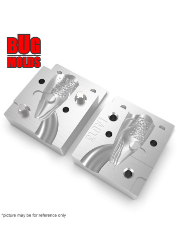 Aluminum CNC Mold Jig Head Conger Eel 67g 1-cav: 67g ID L4013
