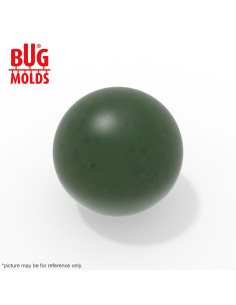 Fishing soft bait mold SalmonEgg 0,8 inch model ID W1056 from Bugmolds