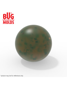 Fishing soft bait mold SalmonEgg 0,47 inch model ID W1057 from Bugmolds