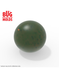 Fishing soft bait mold SalmonEgg 0,63 inch model ID W1059 from Bugmolds