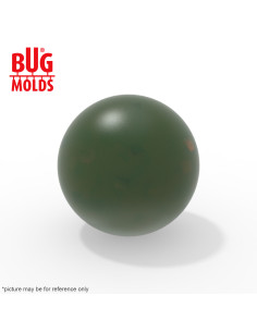 Fishing soft bait mold SalmonEgg 0,39 inch model ID W1068 from Bugmolds