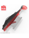 Fishing soft bait mold Y-OffsetPerch 4 inch model ID DPA048 from Bugmolds
