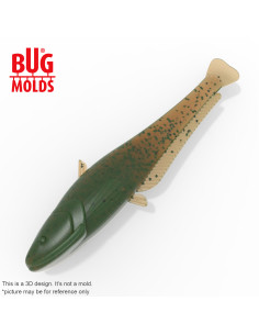 3D design of Y-Catfish 4 inch ID 3D_DPA018