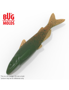 3D design of Y-ChannelCat 4 inch ID 3D_DPA027