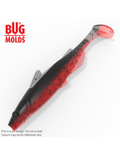 3D design of Y-ChannelCatSwim 4 inch ID 3D_DPA046