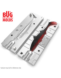 Fishing soft bait mold Y-BlueMackerel 4 inch model ID DPA086 from Bugmolds 2