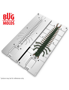 Fishing soft bait mold Hellgrammite 8 inch model ID W1080 from Bugmolds 2