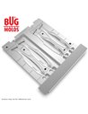 Fishing Soft Bait 2-Port Multi-cavity Aluminum mold TulkBait 4 inch 4-cav ID 2V1130_4a from Bugmolds
