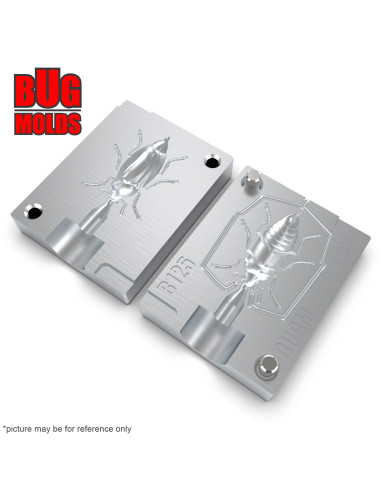 Fishing soft bait mold MayBugBait 1,3 inch model ID B125 from Bugmolds